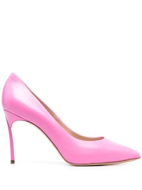 Eva 100mm leather pumps by CASADEI