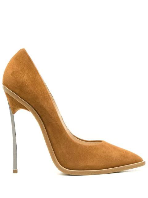 pointed-toe 140mm high-heel pumps by CASADEI