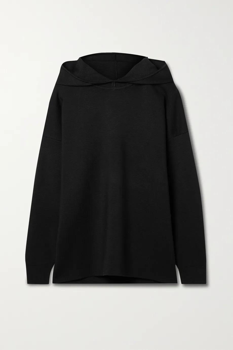 Silk-blend hoodie by CASASOLA