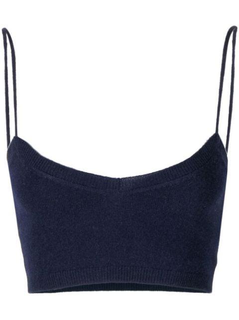 Evie knitted cropped top by CASHMERE IN LOVE