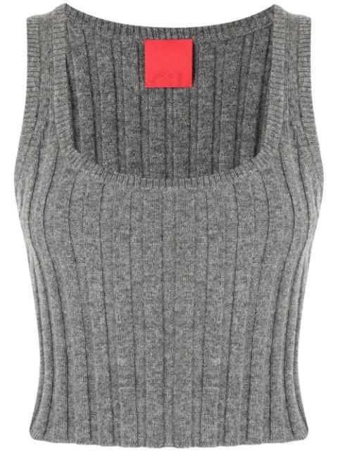 Orla cropped knitted top by CASHMERE IN LOVE