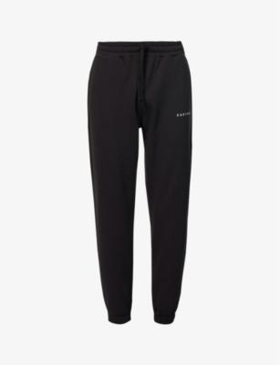 Brand-print tapered-leg cotton-blend jogging bottoms by CASTORE