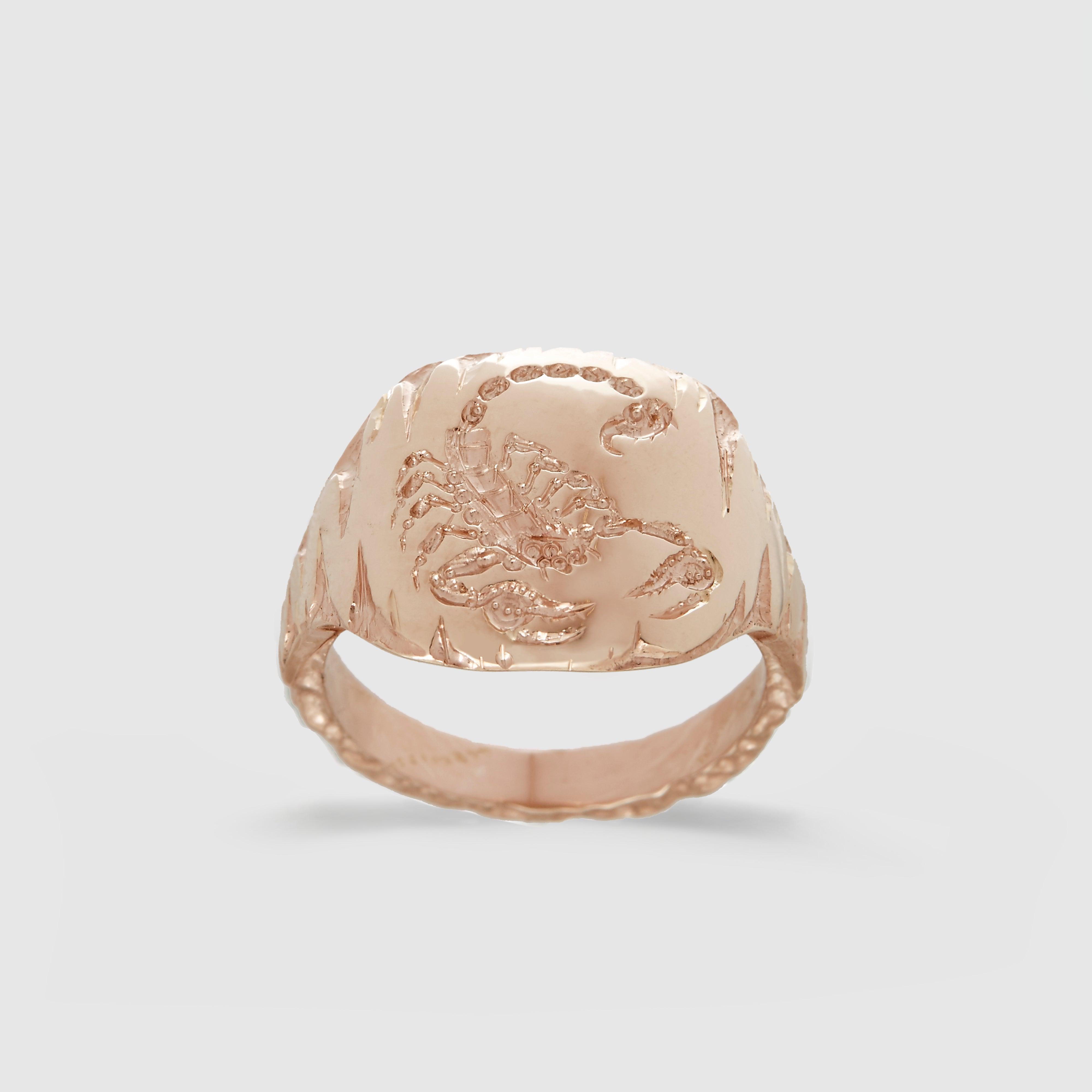 Scorpion Signet Ring by CASTRO