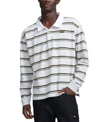 MENS LS STRIPE RUGBY SHIRT by CATERPILLAR