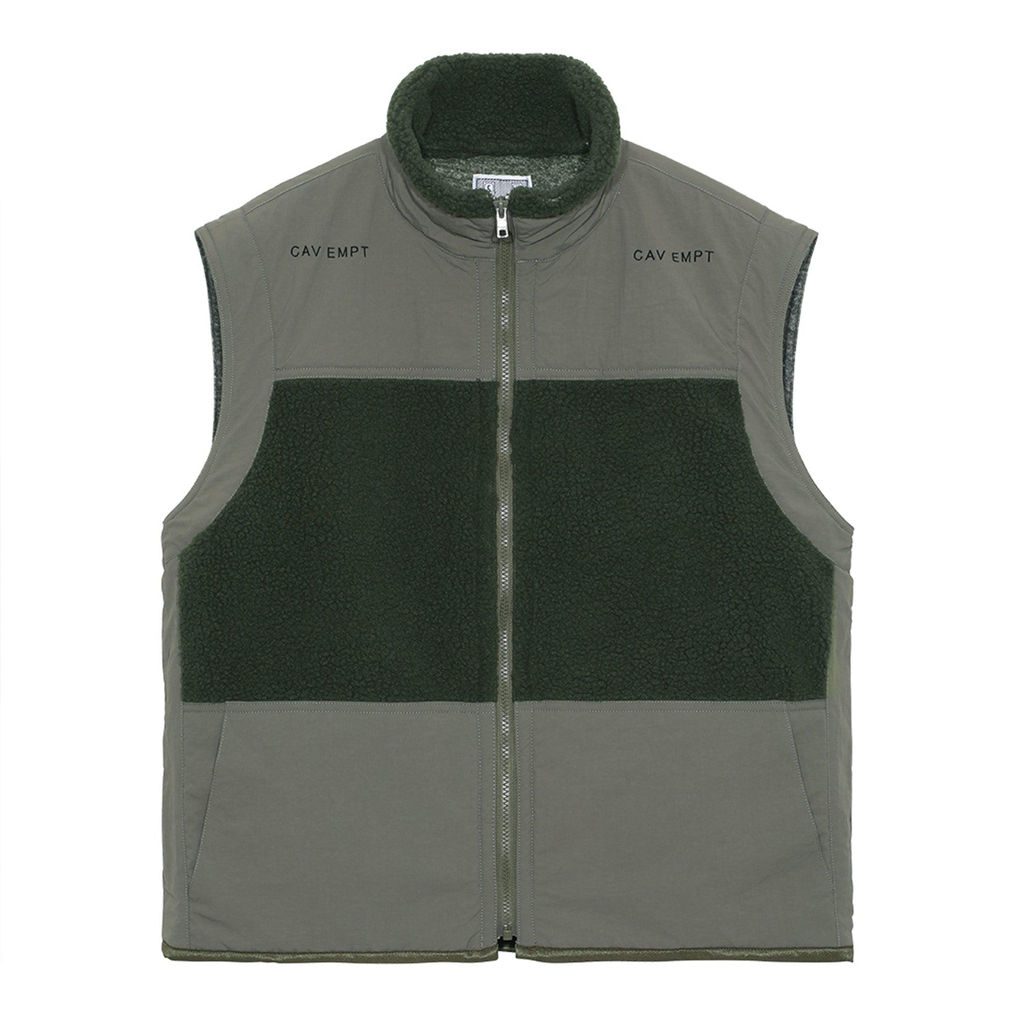 Cav Empt Boa Fleece Vest (Green) by CAV EMPT