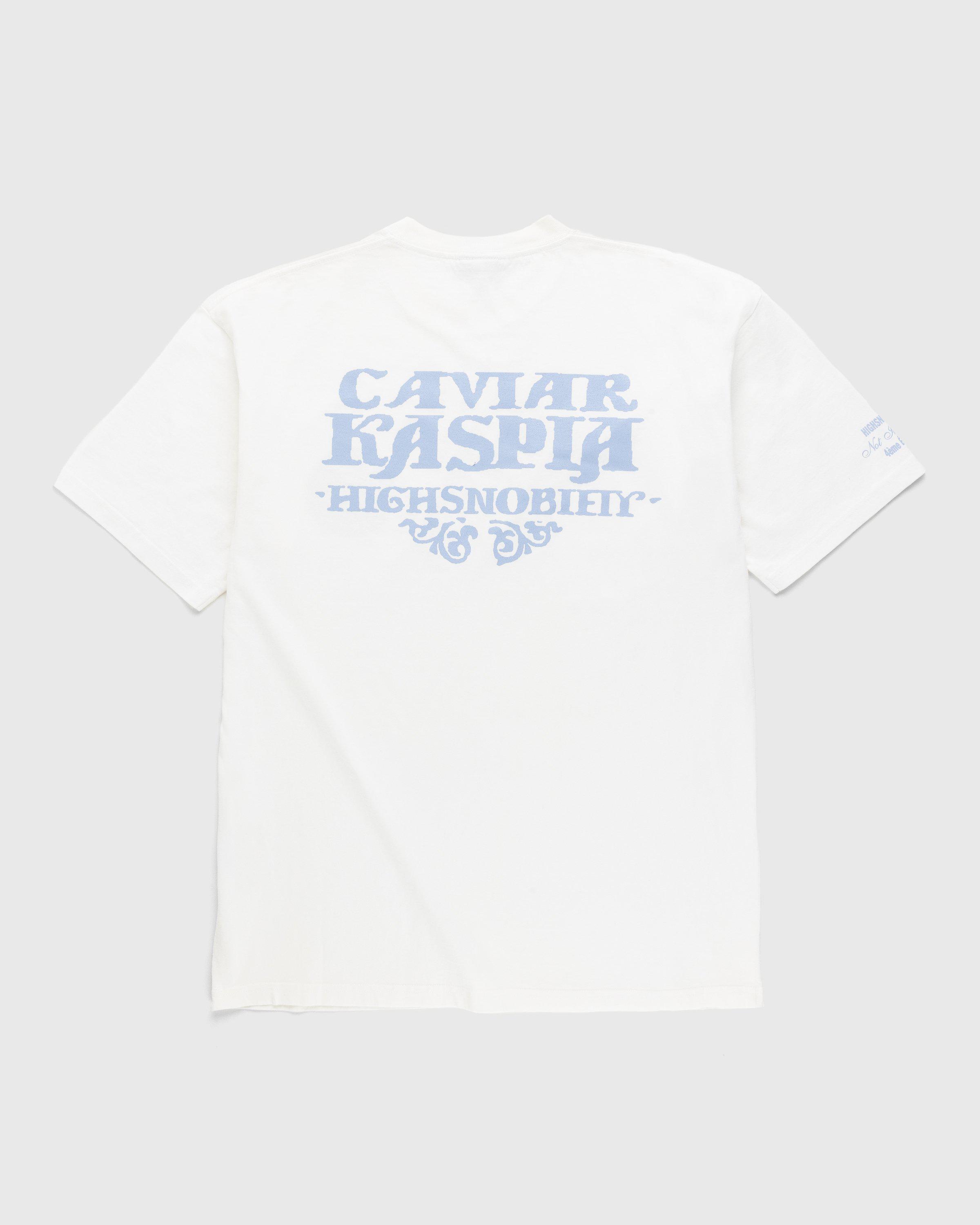 Caviar Kaspia x Highsnobiety – Not In Paris 4 T-Shirt White by CAVIAR KASPIA X HIGHSNOBIETY