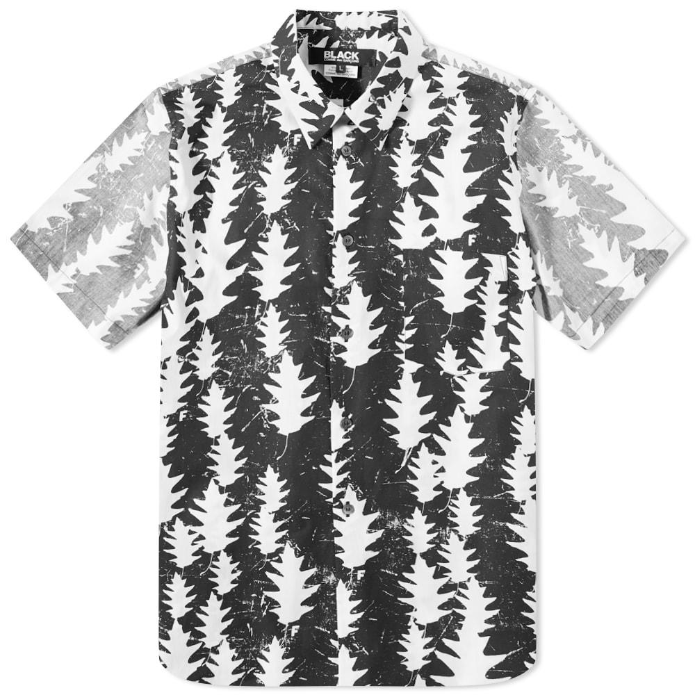 CDG Black X Filip Pagowski Bold Leaf Short Sleeve Shirt by CDG BLACK