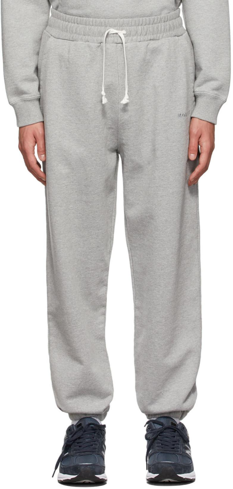 Grey Heavy Terry Lounge Pants by CDLP | jellibeans