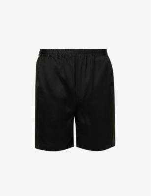 Mid-rise relaxed-fit woven pyjama shorts by CDLP