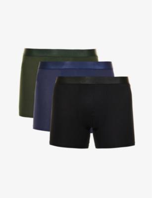 Mid-rise stretch-jersey boxer briefs pack of three by CDLP