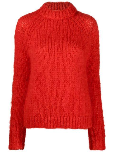 Indira knitted crew-neck jumper by CECILIE BAHNSEN