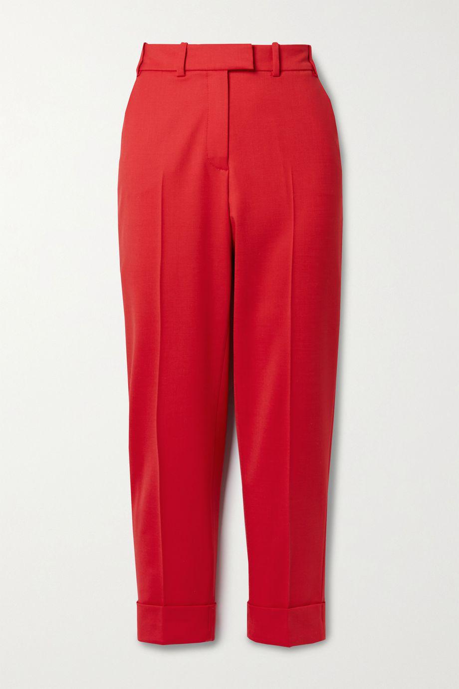 Clement cropped twill slim-leg pants by CEFINN