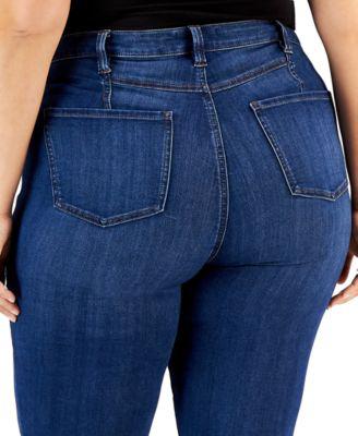 Trendy Plus Size High Rise Flare-Leg Jeans by CELEBRITY PINK