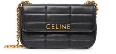 Chain shoulder bag Celine in quilted goatskin by CELINE