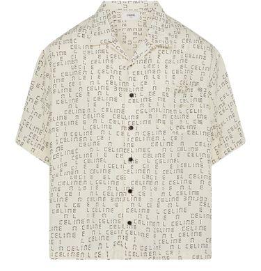 Hawaiian Shirt in printed viscose by CELINE