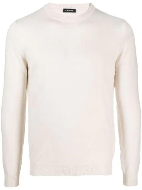 crew-neck cashmere-silk jumper by CENERE GB