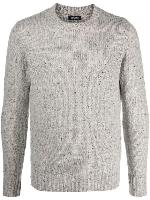 crew-neck long-sleeve jumper by CENERE GB