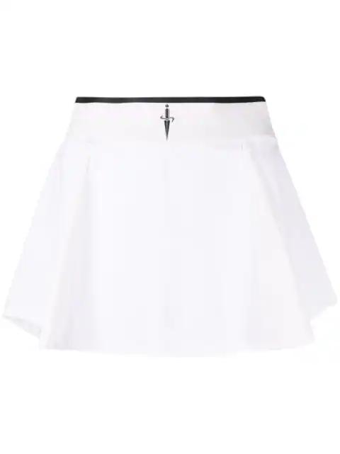 logo-waistband tennis skirt by CESARE PACIOTTI