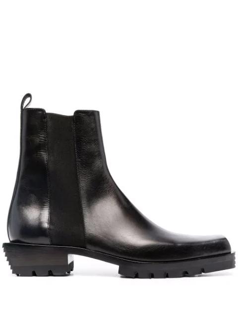 sculpted-heel leather Chelsea boots by CESARE PACIOTTI
