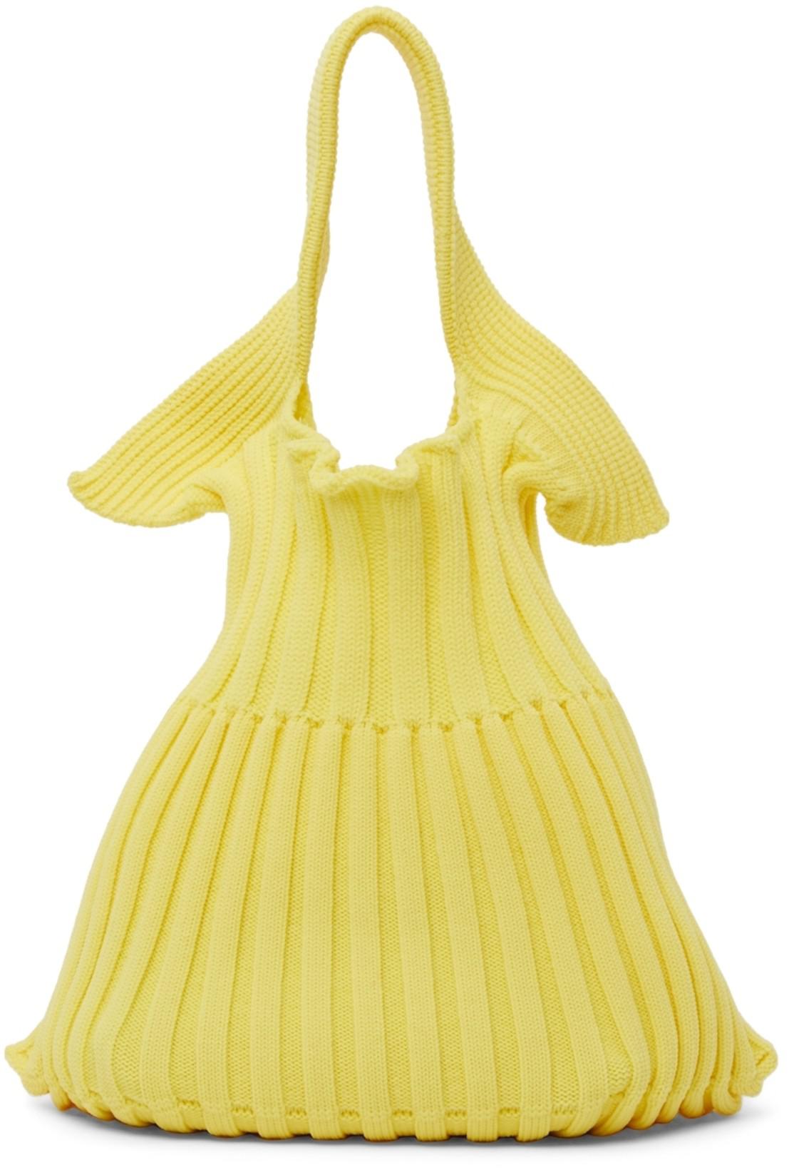 Yellow Fluted Tote by CFCL