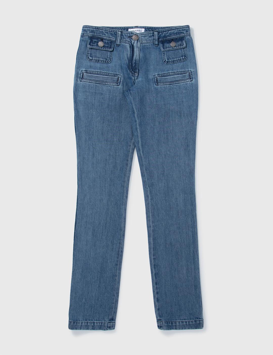 CHANEL REGULAR FIT JEANS by CHANEL