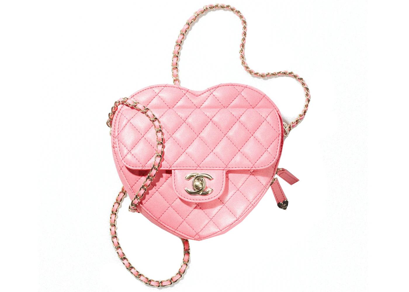 Heart Bag 22S Coral Pink Lambskin by CHANEL