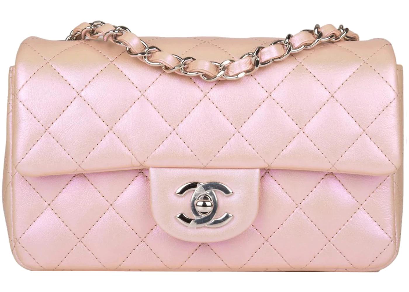 Mini Rectangular Flap Bag 21 Pink by CHANEL