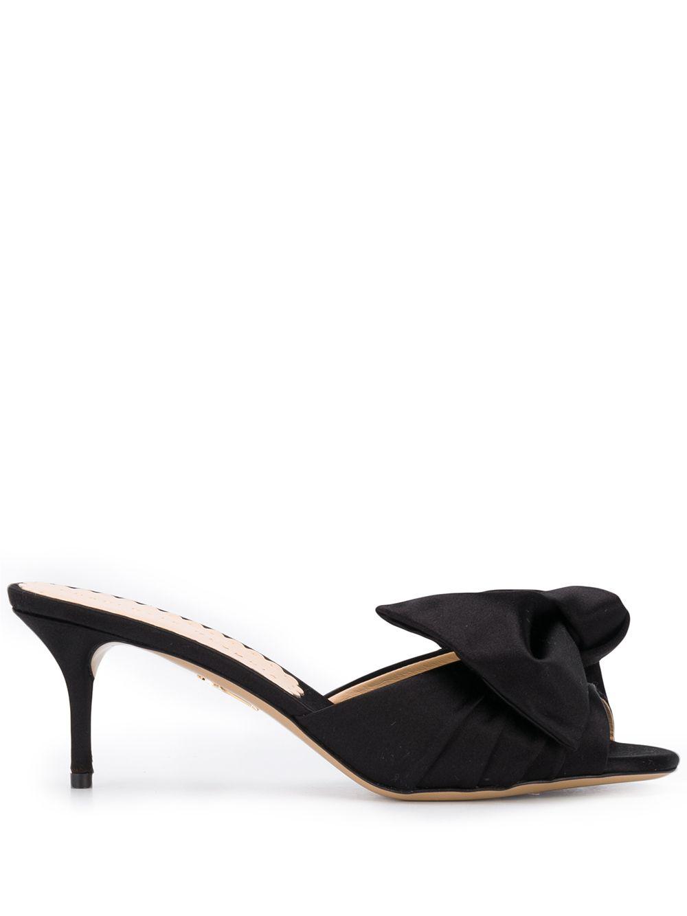 Drew satin sandals by CHARLOTTE OLYMPIA