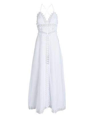 Imagen Lace-Trimmed Voile Maxi Dress by CHARO RUIZ IBIZA