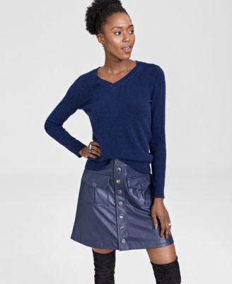 Petite V-Neck Cashmere Sweater by CHARTER CLUB