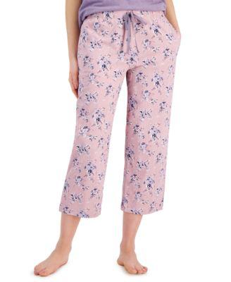 wide leg capri pajama pants