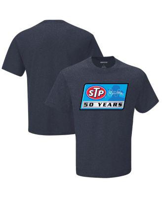 Men's Checkered Flag Heather Navy Richard Petty Vintage-Inspired Duel T-shirt by CHECKERED FLAG SPORTS