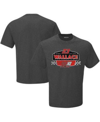 Men's Heather Charcoal Bubba Wallace Vintage-Inspired Duel T-shirt by CHECKERED FLAG SPORTS