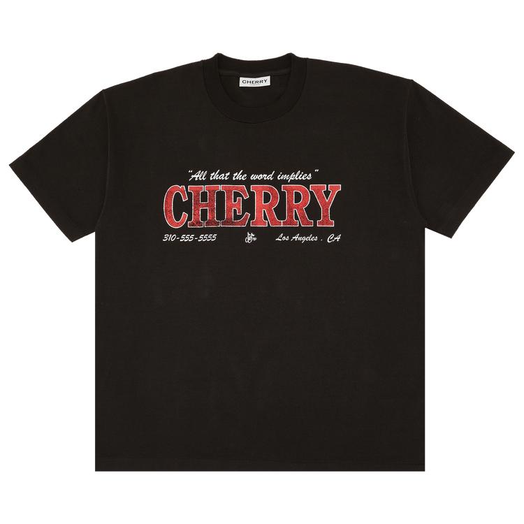 Cherry LA City Of Champions T-Shirt 'Lava Black' by CHERRY