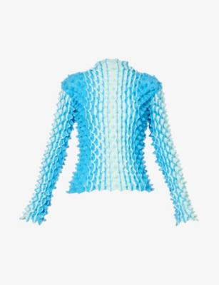 Maul striped woven top by CHET LO