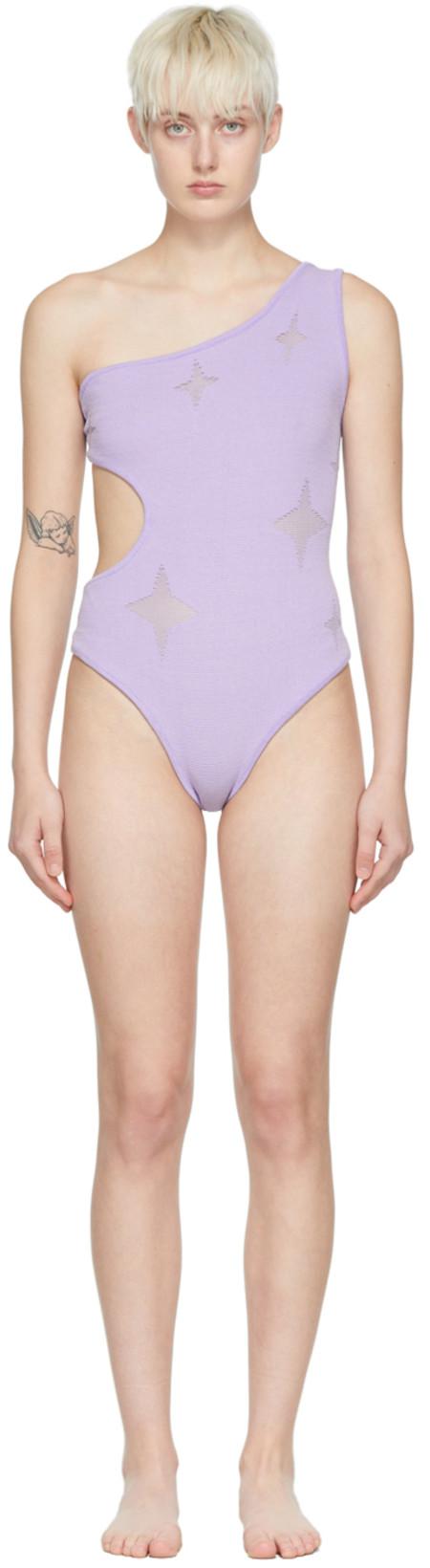 Purple Twilight One-Piece Swimsuit by CHET LO