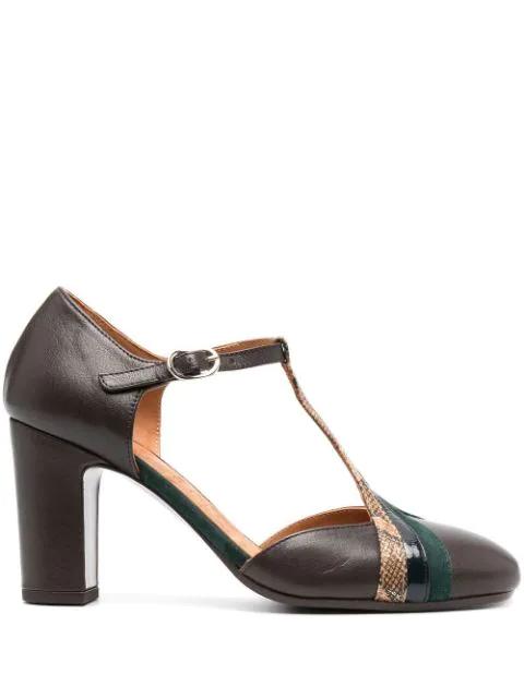 85mm round-toe leather pumps by CHIE MIHARA