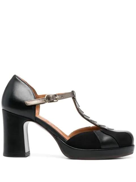 Dafaba 80mm leather pumps by CHIE MIHARA