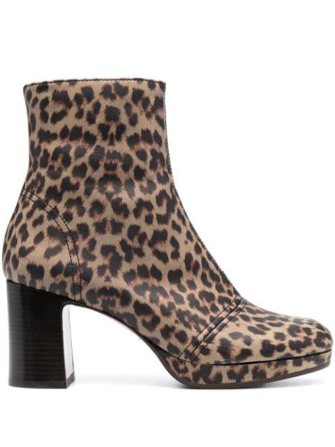 leopard-print boots by CHIE MIHARA
