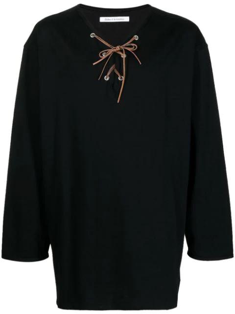 lace-detail shirt by CHILDREN OF THE DISCORDANCE