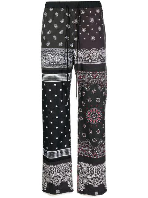paisley-print trousers by CHILDREN OF THE DISCORDANCE