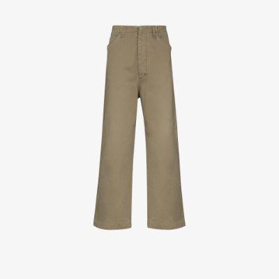 wide leg Herringbone trousers by CHIMALA