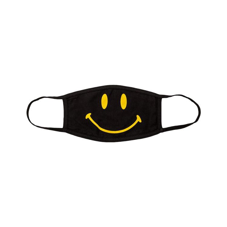 Chinatown Market Smiley Face Mask 'Black' by CHINATOWN MARKET