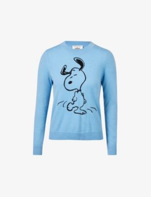 Chinti & Parker x Peanuts Snoopy wool and cashmere blend jumper by CHINTI&PARKER