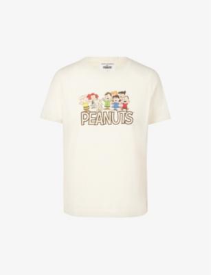 Chinti & Parker x Peanuts gang-print cotton-jersey T-shirt by CHINTI&PARKER