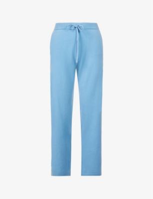 Wide-leg high-rise cashmere trousers by CHINTI&PARKER