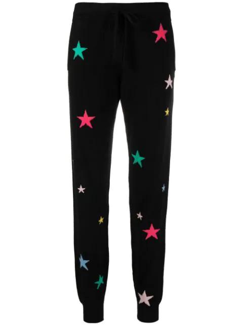 intarsia-stars knitted trousers by CHINTI&PARKER