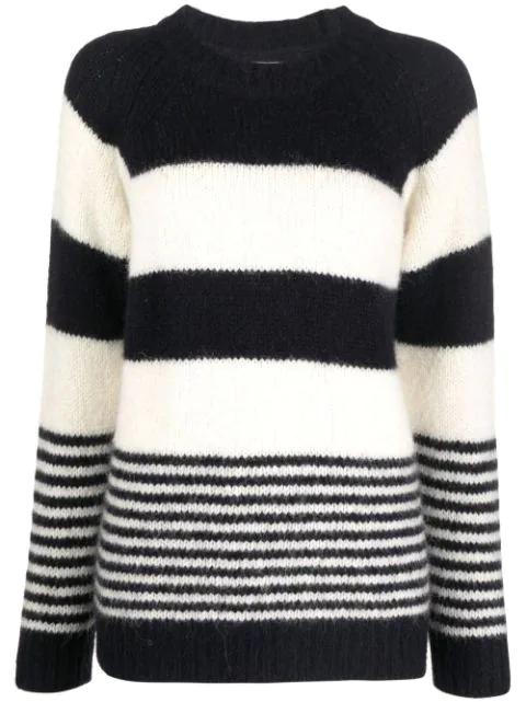 multi-stripe wool jumper by CHINTI&PARKER