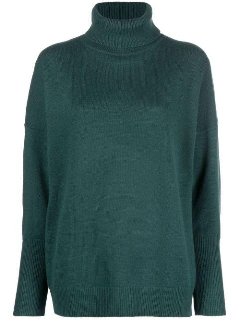 roll neck oversized cashmere jumper by CHINTI&PARKER
