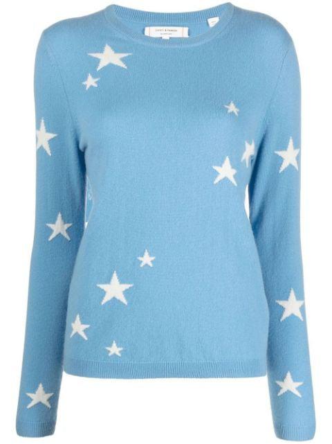 star-print cashmere sweater by CHINTI&PARKER